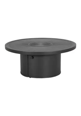 Tropitone Furniture 262042FPL-24 Linea 42″ Round, 24″ Height, Match Lit Fire Pit