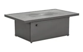 Tropitone Furniture 262053FPL-18 Linea 50" x 30" Rectangular, 18" HT, Match Lit Fire Pit Tropitone Furniture 262053FPL-18 Linea 50" x 30" Rectangular, 18" HT, Match Lit Fire Pit