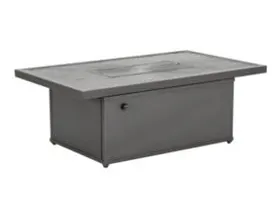 Tropitone Furniture 262053FPL-18 Linea 50" x 30" Rectangular, 18" HT, Match Lit Fire Pit Tropitone Furniture 262053FPL-18 Linea 50" x 30" Rectangular, 18" HT, Match Lit Fire Pit