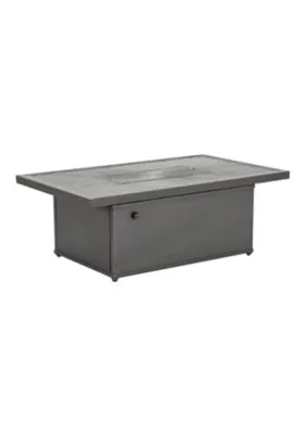 Tropitone Furniture 262053FPL-24 Linea 50″ x 30″ Rectangular, 24″ HT Match Lit Fire Pit