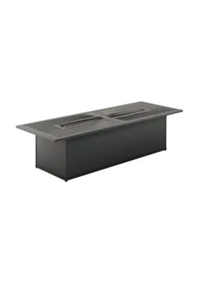 Tropitone Furniture 262175FPL-18 Linea 75″ x 27″ Rectangular 18″HT Match Lit Fire Pit