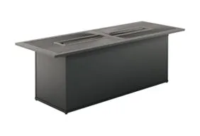 Tropitone Furniture 262175FPL-24 Linea 75" x 27" Rectangular, 24"HT Match Lit Fire Pit Tropitone Furniture 262175FPL-24 Linea 75" x 27" Rectangular, 24"HT Match Lit Fire Pit