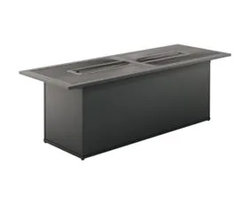 Tropitone Furniture 262175FPL-24 Linea 75" x 27" Rectangular, 24"HT Match Lit Fire Pit Tropitone Furniture 262175FPL-24 Linea 75" x 27" Rectangular, 24"HT Match Lit Fire Pit