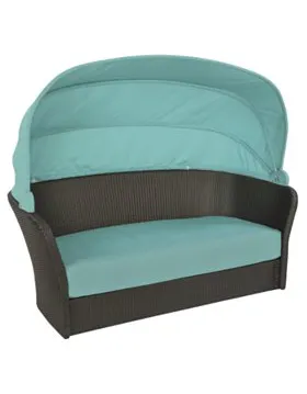 Tropitone Furniture 361650SD Evo Woven Lounger with Shade Tropitone Furniture 361650SD Evo Woven Lounger with Shade