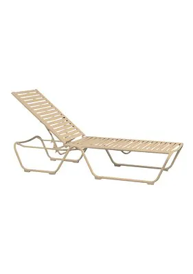 Tropitone Furniture 9532RB-18 Millennia EZ SPAN Armless Chaise Lounge Ribbon Segment (ADA Compliant)