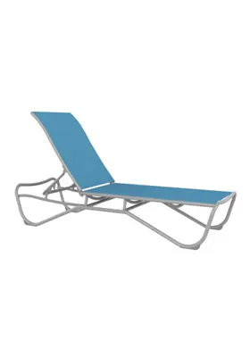 Tropitone Furniture 241533PS Millennia Padded Sling Armless Chaise Lounge