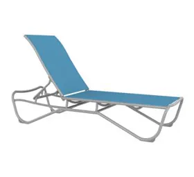 Tropitone Furniture 241533PS Millennia Padded Sling Armless Chaise Lounge Tropitone Furniture 241533PS Millennia Padded Sling Armless Chaise Lounge