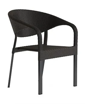 Tropitone Furniture 10A2324WS Montara Woven Stacking Dining Chair Tropitone Furniture 10A2324WS Montara Woven Stacking Dining Chair