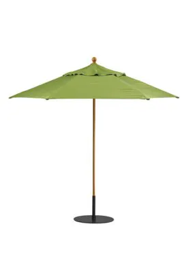 Tropitone Furniture BQH009PS Portofino II, Hexagon 9′ Pulley Lift Umbrella