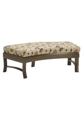 Tropitone Furniture 660908C50 Corsica Cushion Crescent Ottoman Bench 49 x 26