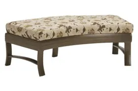 Tropitone Furniture 660908C50 Corsica Cushion Crescent Ottoman Bench 49 x 26 Tropitone Furniture 660908C50 Corsica Cushion Crescent Ottoman Bench 49 x 26