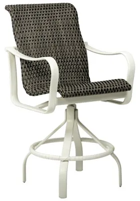 Tropitone Furniture 961727WS-25 Shoreline Swivel Bar Stool