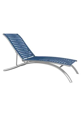 Tropitone Furniture 231432RB South Beach Elite EZ SPAN™ Ribbon Segment Chaise Lounge Armless