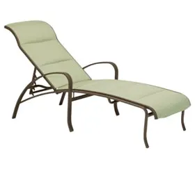 Tropitone Furniture 159932PS Spinnaker Padded Sling Chaise Lounge Tropitone Furniture 159932PS Spinnaker Padded Sling Chaise Lounge