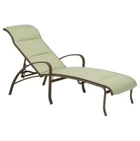 Tropitone Furniture 159932PS Spinnaker Padded Sling Chaise Lounge Tropitone Furniture 159932PS Spinnaker Padded Sling Chaise Lounge