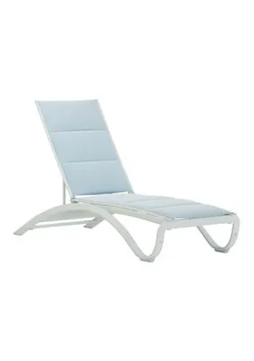 Tropitone Furniture 352433PS Twist Padded Sling Chaise Lounge