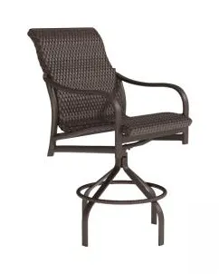 Tropitone Furniture 682327WS-28 Andover Woven Bucket Bar Stool Tropitone Furniture 682327WS-28 Andover Woven Bucket Bar Stool