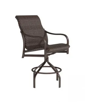 Tropitone Furniture 682327WS-28 Andover Woven Bucket Bar Stool Tropitone Furniture 682327WS-28 Andover Woven Bucket Bar Stool