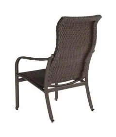 Tropitone Furniture 682301WS Andover Woven Bucket High Back Dining Chair Tropitone Furniture 682301WS Andover Woven Bucket High Back Dining Chair