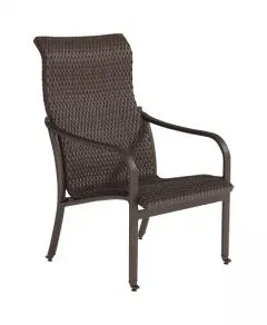 Tropitone Furniture 682301WS Andover Woven Bucket High Back Dining Chair Tropitone Furniture 682301WS Andover Woven Bucket High Back Dining Chair