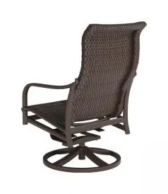 Tropitone Furniture 682370WS Andover Woven Bucket High Back Swivel Rocker Tropitone Furniture 682370WS Andover Woven Bucket High Back Swivel Rocker
