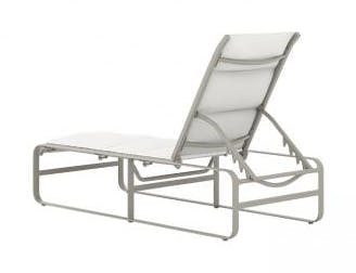 Tropitone Furniture 422432PS Brasilia Padded Sling Chaise Lounge Tropitone Furniture 422432PS Brasilia Padded Sling Chaise Lounge