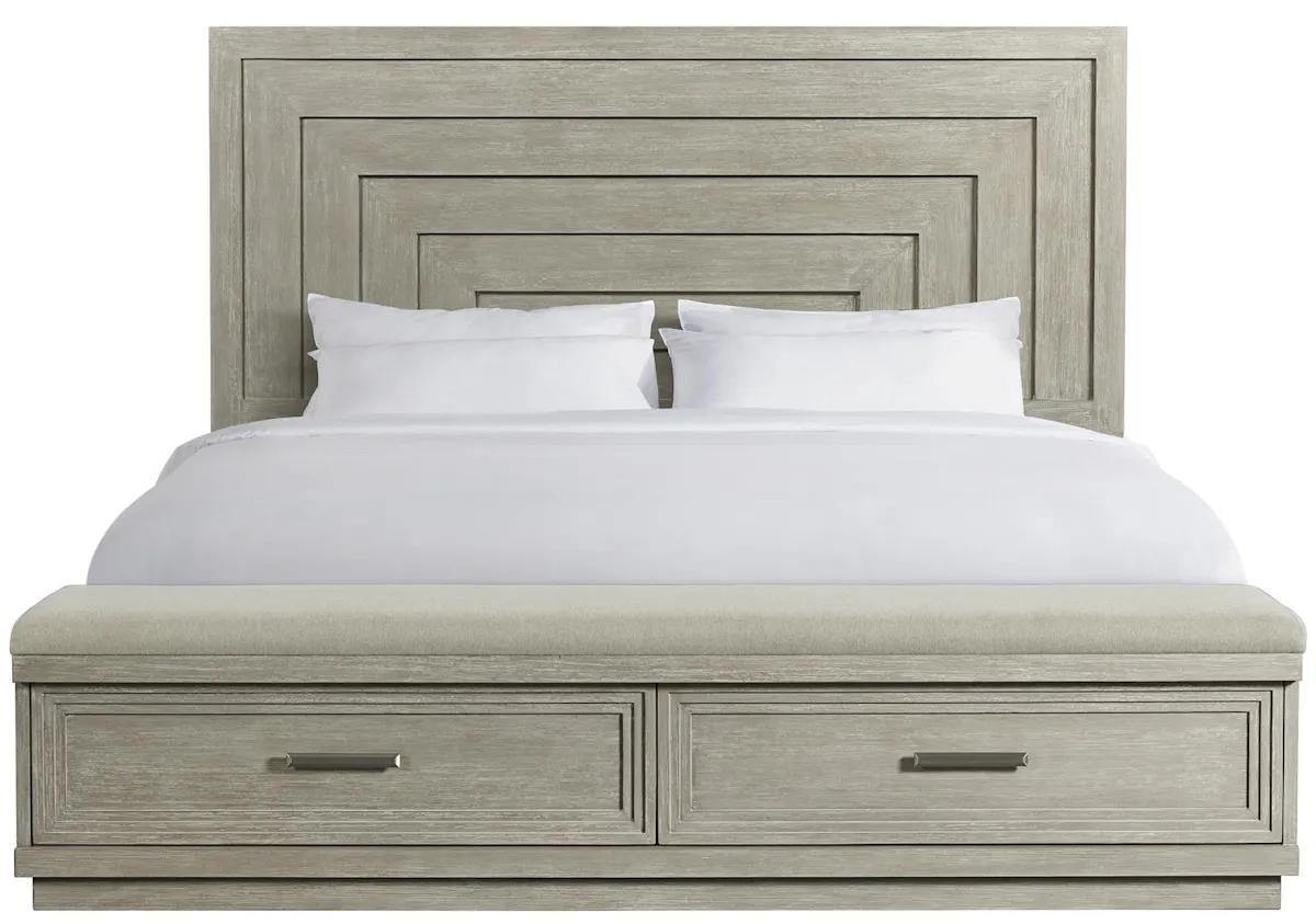 Riverside Furniture 73486-73483-73479 Cascade CA King Illuminated Panel Upholstered Storage Bed Riverside Furniture 73486-73483-73479 Cascade CA King Illuminated Panel Upholstered Storage Bed