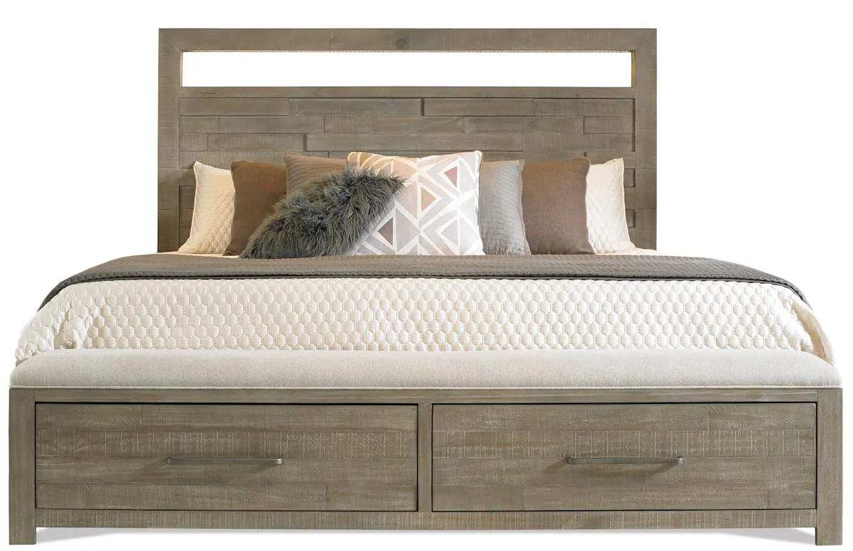 Riverside Furniture 39380-39387-39376 Intrigue CA King LED Panel Storage Bed Riverside Furniture 39380-39387-39376 Intrigue CA King LED Panel Storage Bed