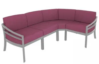 Tropitone Furniture 901610CC KOR Cushion Curved Corner Module Tropitone Furniture 901610CC KOR Cushion Curved Corner Module
