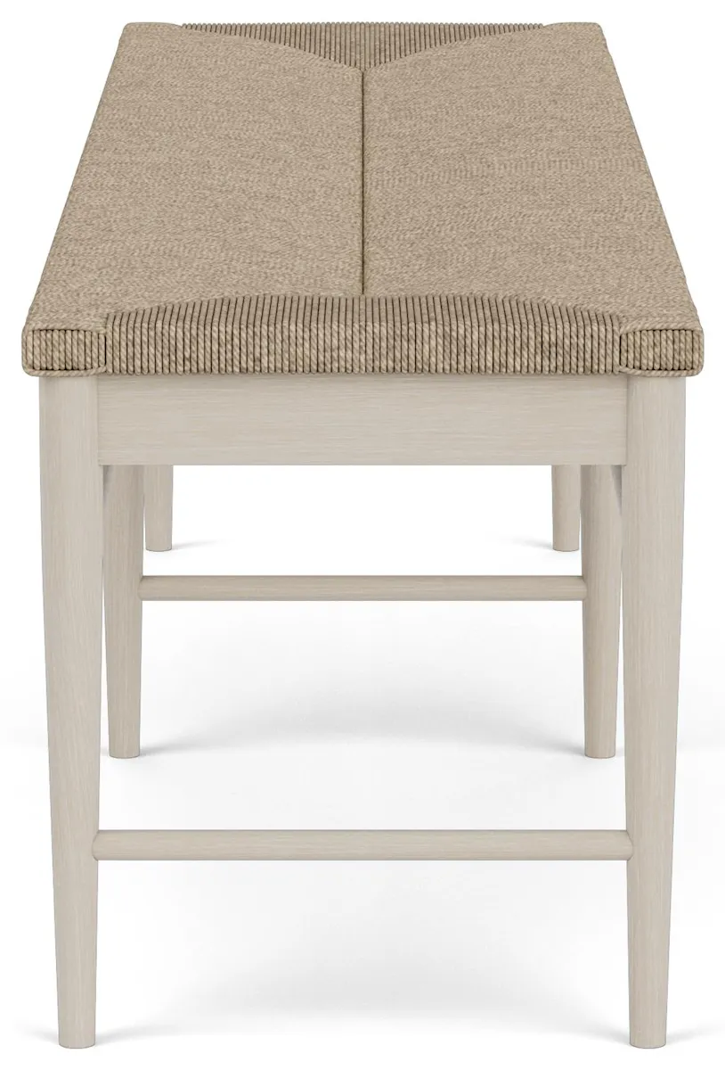 Riverside Furniture 37559 Laguna Rush Seat Dining Bench Riverside Furniture 37559 Laguna Rush Seat Dining Bench