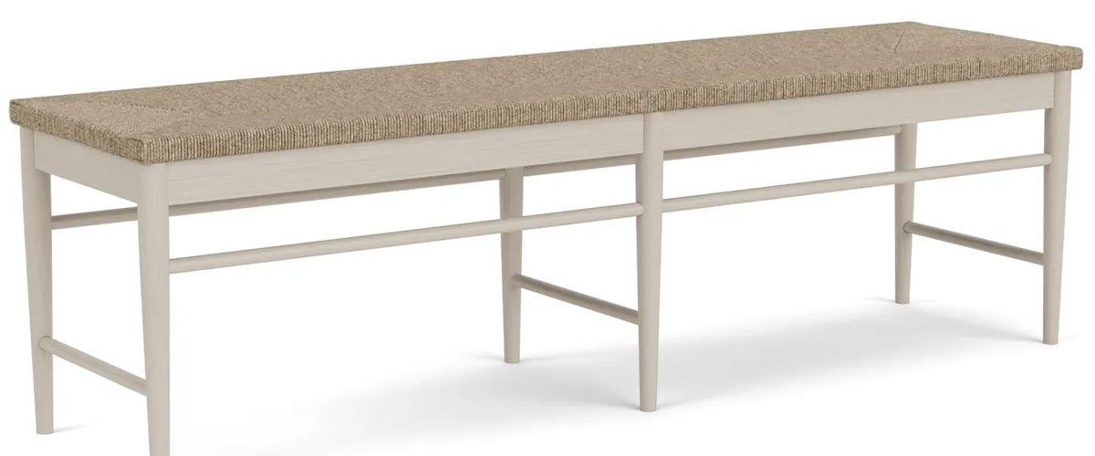 Riverside Furniture 37559 Laguna Rush Seat Dining Bench Riverside Furniture 37559 Laguna Rush Seat Dining Bench