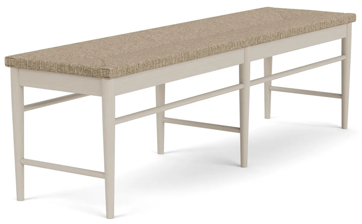 Riverside Furniture 37559 Laguna Rush Seat Dining Bench Riverside Furniture 37559 Laguna Rush Seat Dining Bench