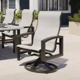 Tropitone Furniture 740501 Lakeside Sling High Back Dining Chair Tropitone Furniture 740501 Lakeside Sling High Back Dining Chair