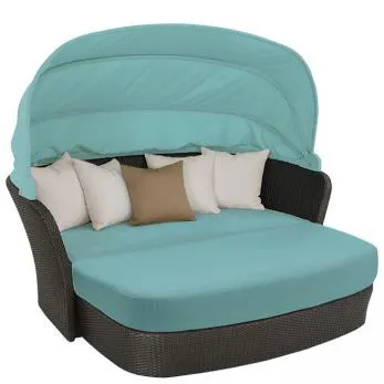 Tropitone Furniture 361650SD Evo Woven Lounger with Shade Tropitone Furniture 361650SD Evo Woven Lounger with Shade