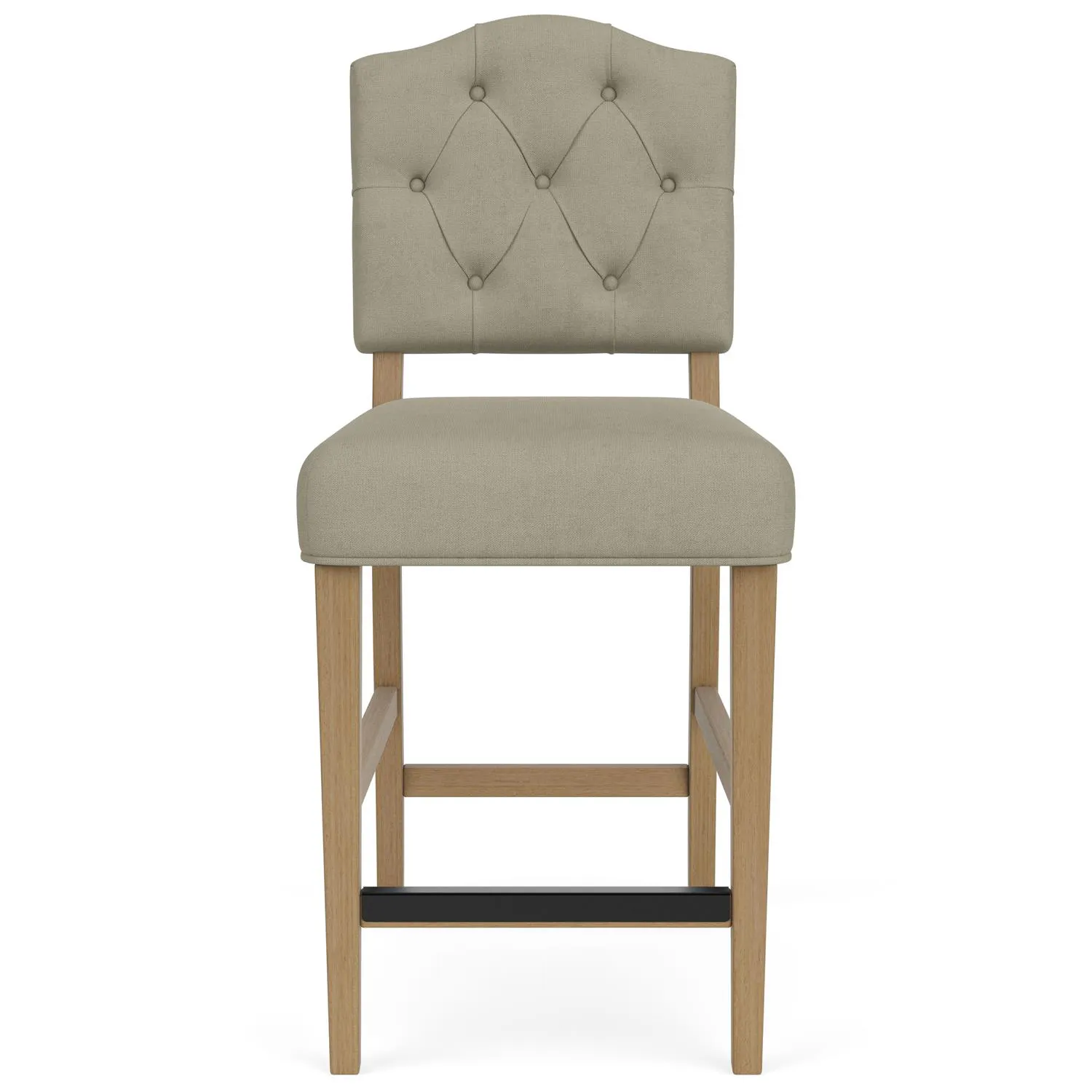 Riverside Furniture 92636 Mix N Match Chairs Button Tufted Upholstered Stool