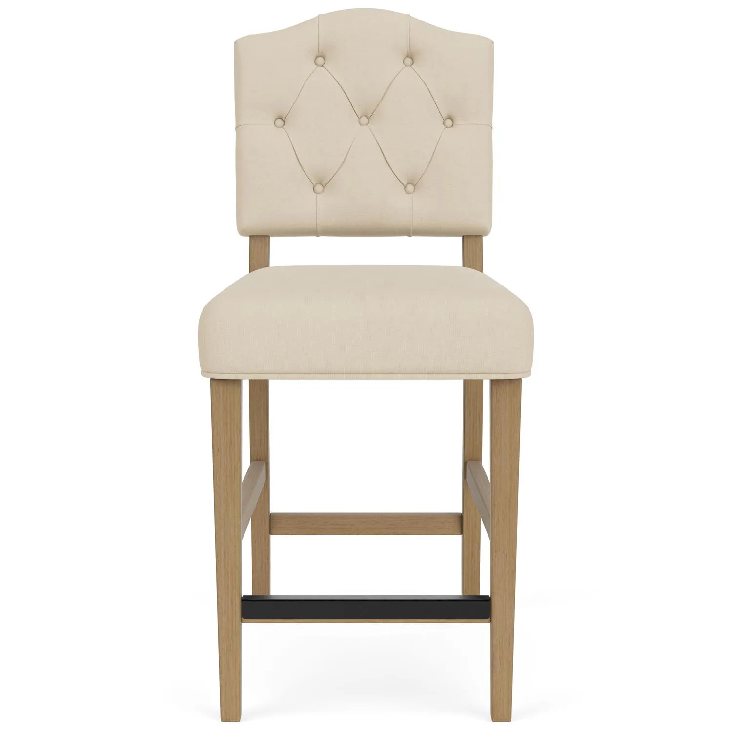Riverside Furniture 92635 Mix N Match Chairs Buttton Tufted Upholstered Stool