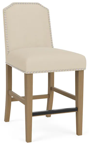 Riverside Furniture 92615 Mix N Match Chairs Clipped Top Upholstered Stool Riverside Furniture 92615 Mix N Match Chairs Clipped Top Upholstered Stool