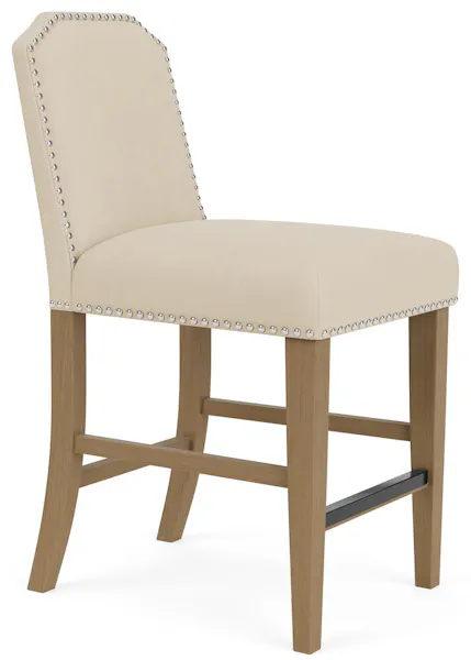 Riverside Furniture 92615 Mix N Match Chairs Clipped Top Upholstered Stool Riverside Furniture 92615 Mix N Match Chairs Clipped Top Upholstered Stool