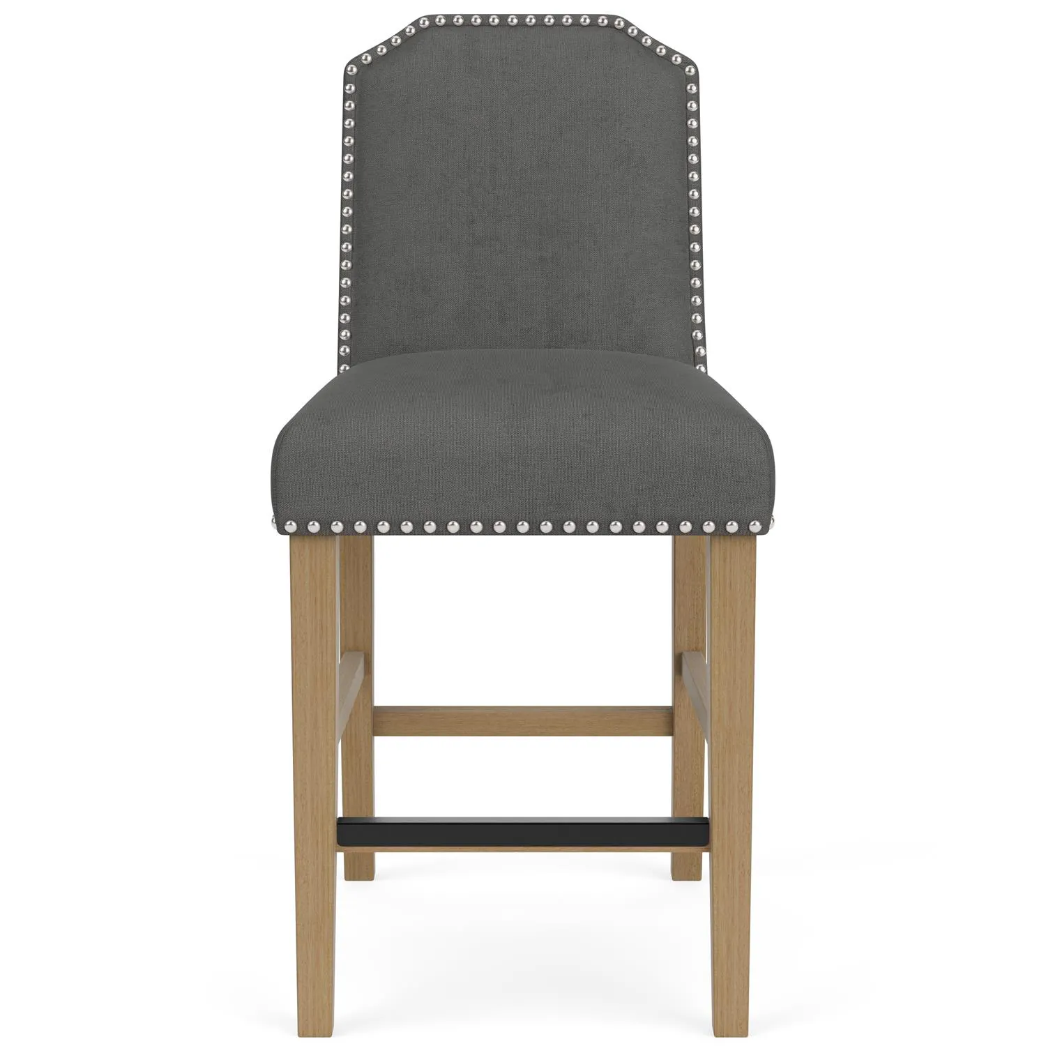 Riverside Furniture 92617 Mix N Match Chairs Clipped Top Upholstered Stool