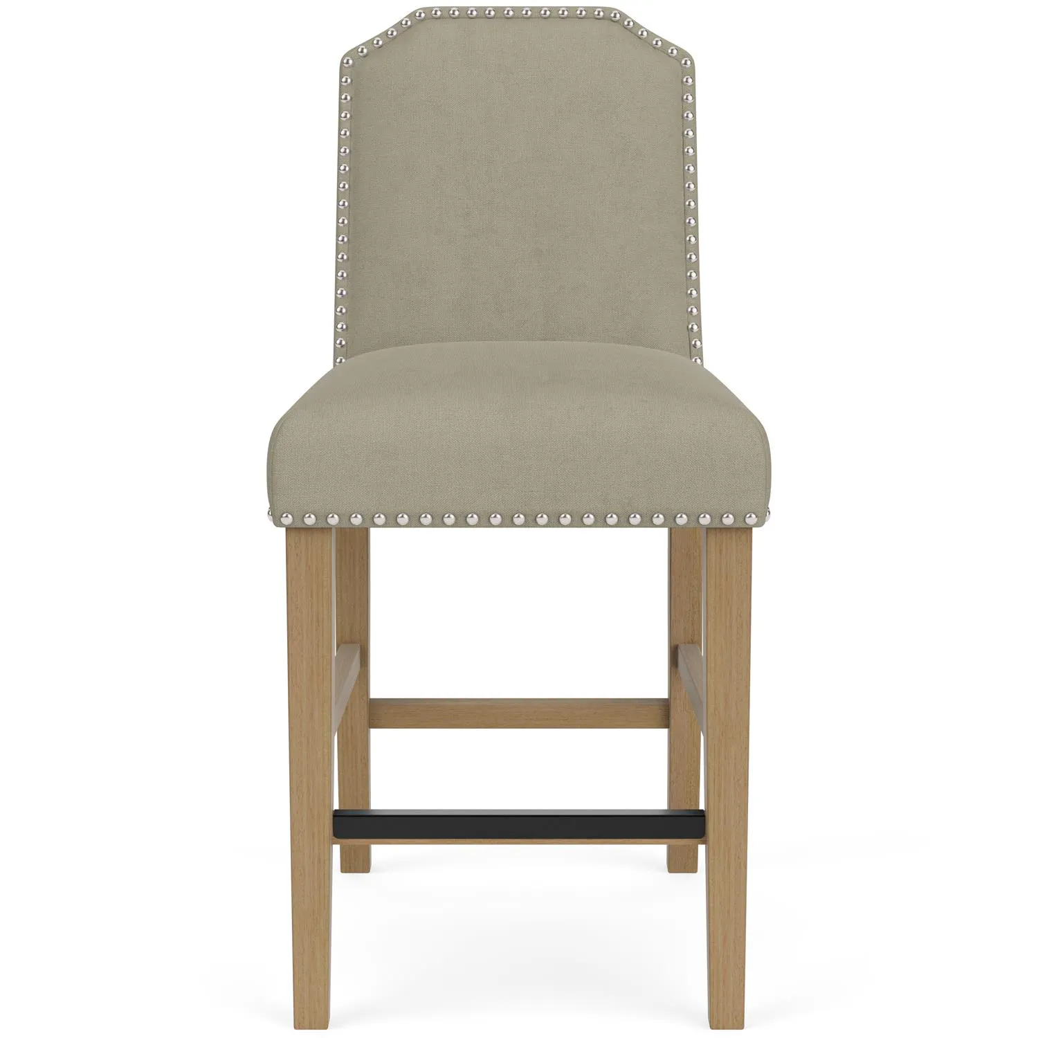 Riverside Furniture 92616 Mix N Match Chairs Clipped Top Upholstered Stool