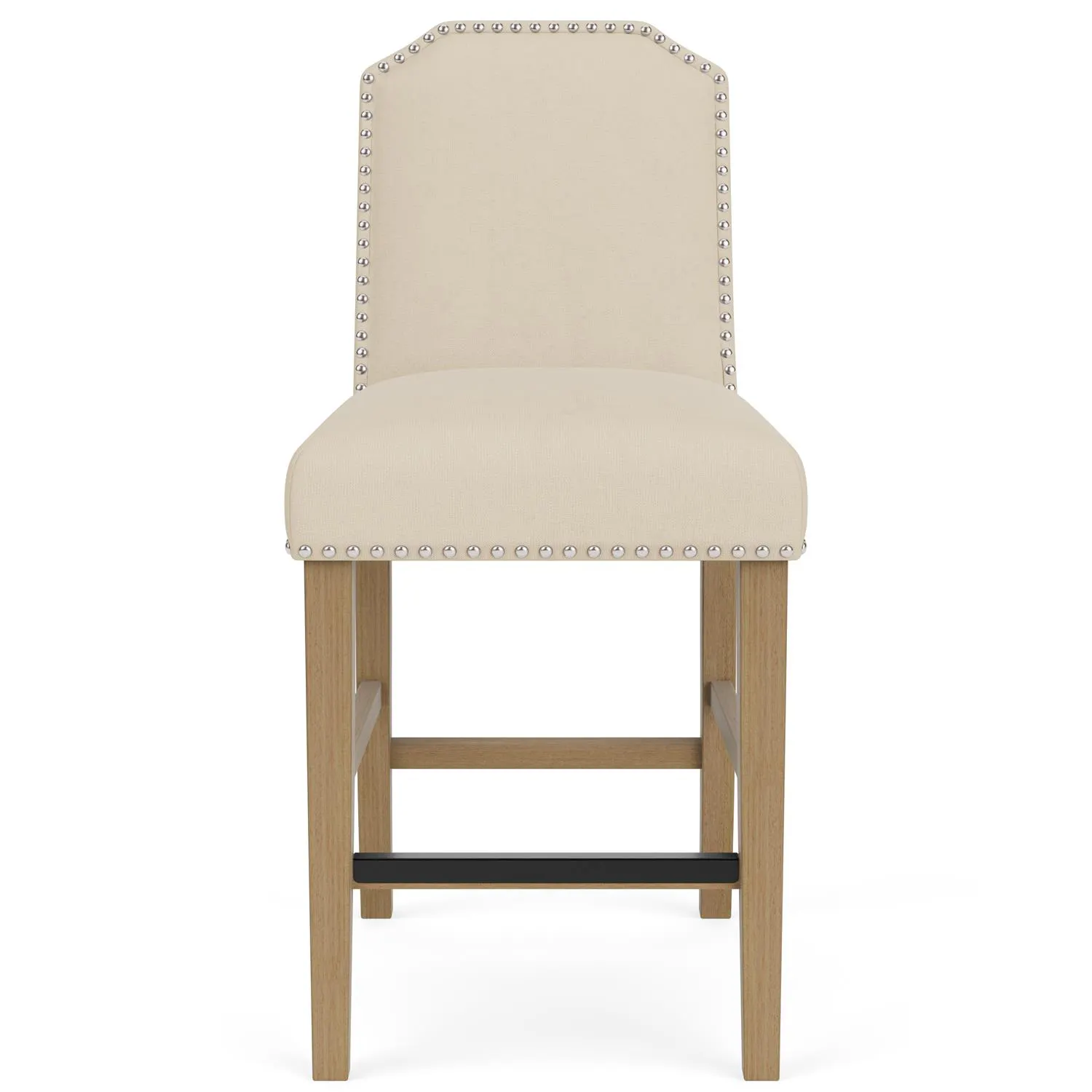 Riverside Furniture 92615 Mix N Match Chairs Clipped Top Upholstered Stool