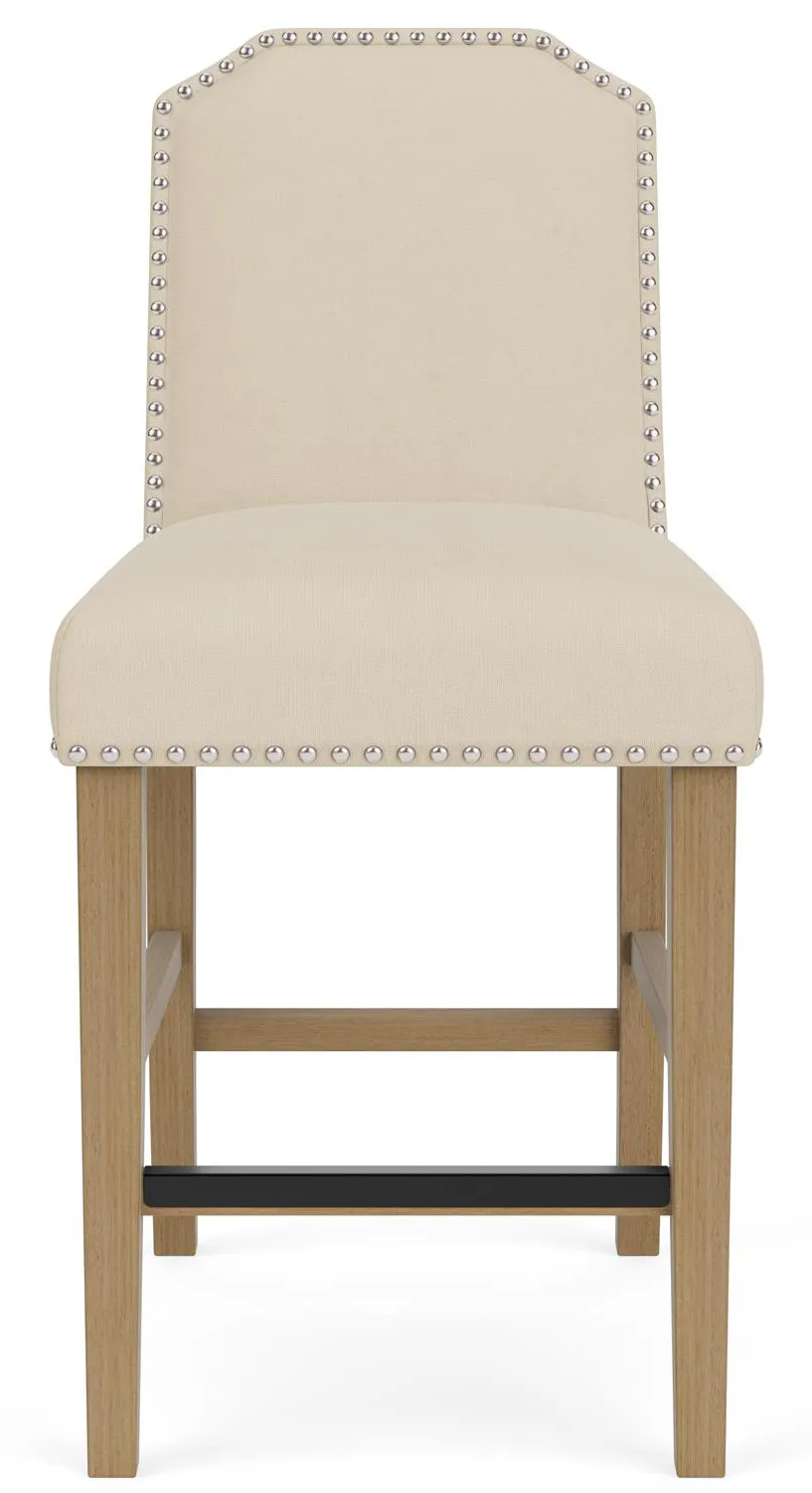 Riverside Furniture 92615 Mix N Match Chairs Clipped Top Upholstered Stool Riverside Furniture 92615 Mix N Match Chairs Clipped Top Upholstered Stool
