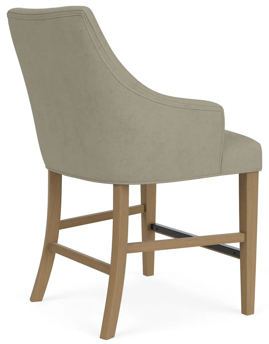 Riverside Furniture 92606 Mix N Match Chairs Swoop Arm Upholstered Stool Riverside Furniture 92606 Mix N Match Chairs Swoop Arm Upholstered Stool