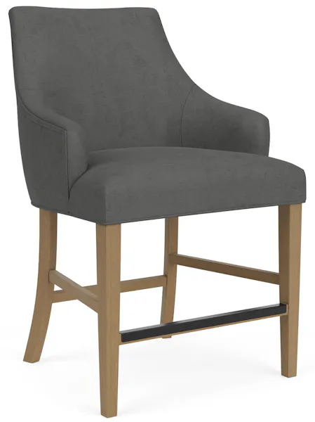 Riverside Furniture 92607 Mix N Match Chairs Swoop Arm Upholstered Stool Riverside Furniture 92607 Mix N Match Chairs Swoop Arm Upholstered Stool
