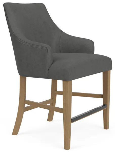 Riverside Furniture 92607 Mix N Match Chairs Swoop Arm Upholstered Stool Riverside Furniture 92607 Mix N Match Chairs Swoop Arm Upholstered Stool