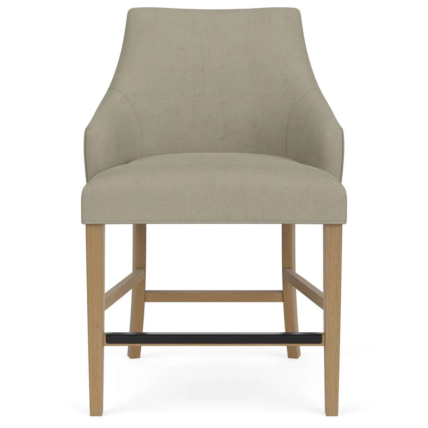 Riverside Furniture 92606 Mix N Match Chairs Swoop Arm Upholstered Stool