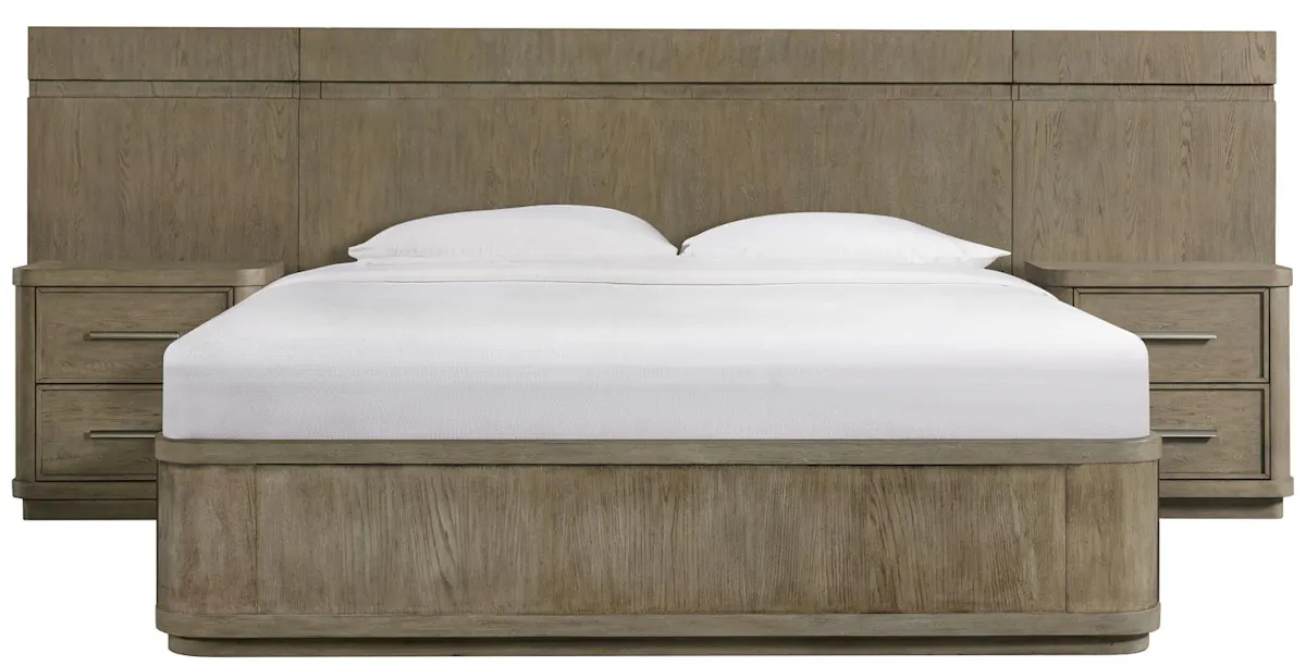 Riverside Furniture 81080-81081-81072 Pasadena King Panel Bed With Piers Riverside Furniture 81080-81081-81072 Pasadena King Panel Bed With Piers