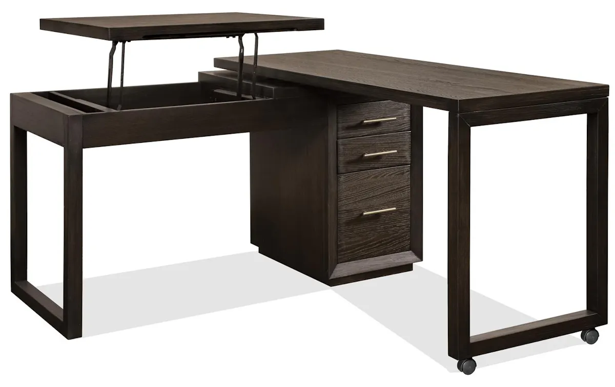 Riverside Furniture 23932 Prelude Swivel Lift Top L-Desk Riverside Furniture 23932 Prelude Swivel Lift Top L-Desk