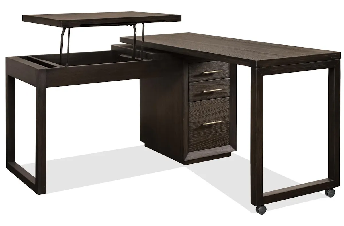 Riverside Furniture 23932 Prelude Swivel Lift Top L-Desk Riverside Furniture 23932 Prelude Swivel Lift Top L-Desk