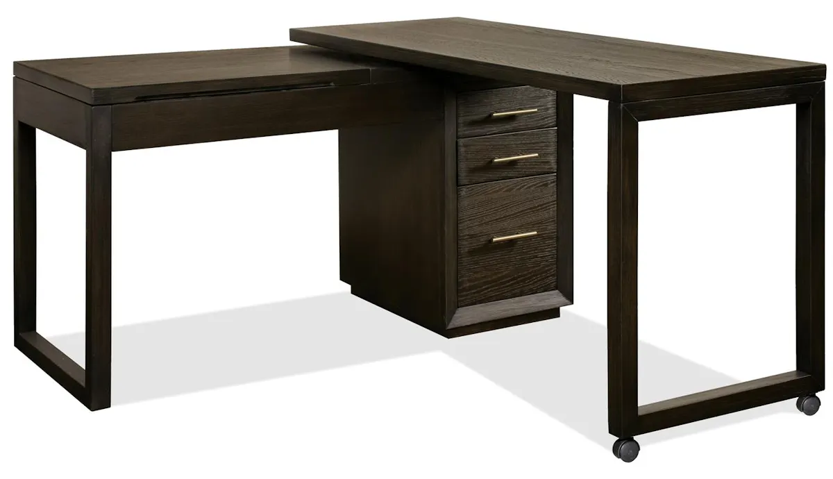 Riverside Furniture 23932 Prelude Swivel Lift Top L-Desk Riverside Furniture 23932 Prelude Swivel Lift Top L-Desk